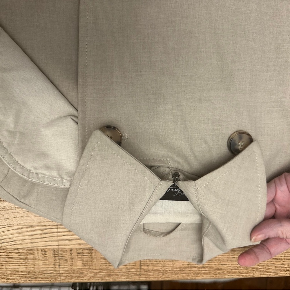 Classic Women’s Trench Coat All Saints Women's Beige Trench Belted small UK 6 - Picture 8 of 10